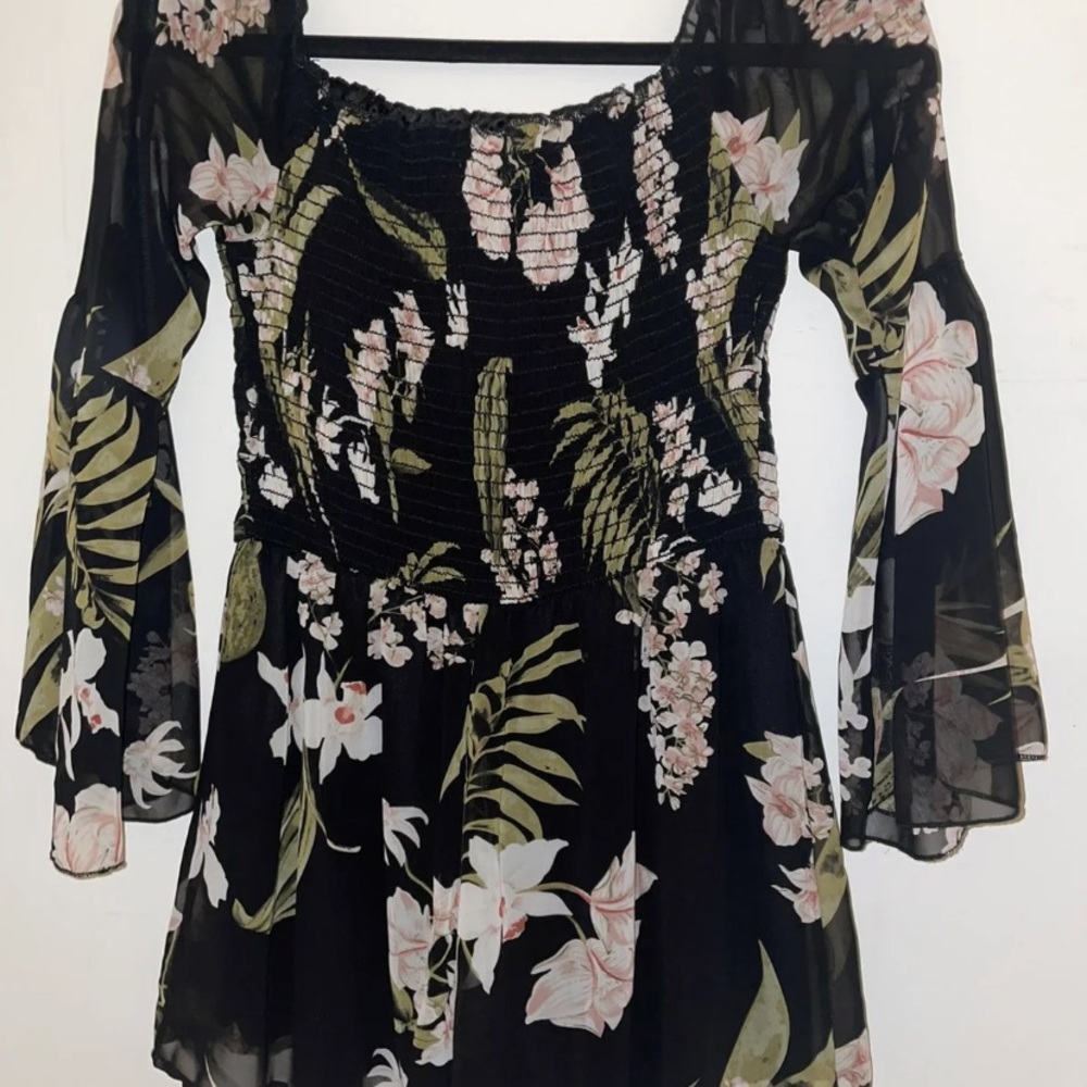 FLORAL ROMPER